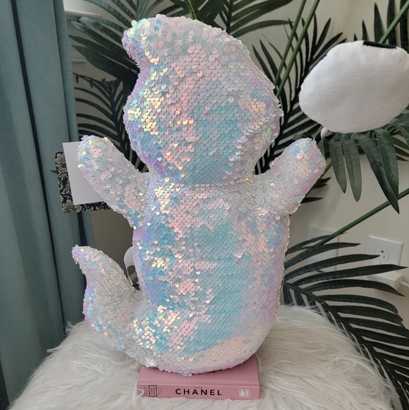 Halloween Pillow - Irredescent Sequin Ghost by Christian Siriano - Picture 6 of 6